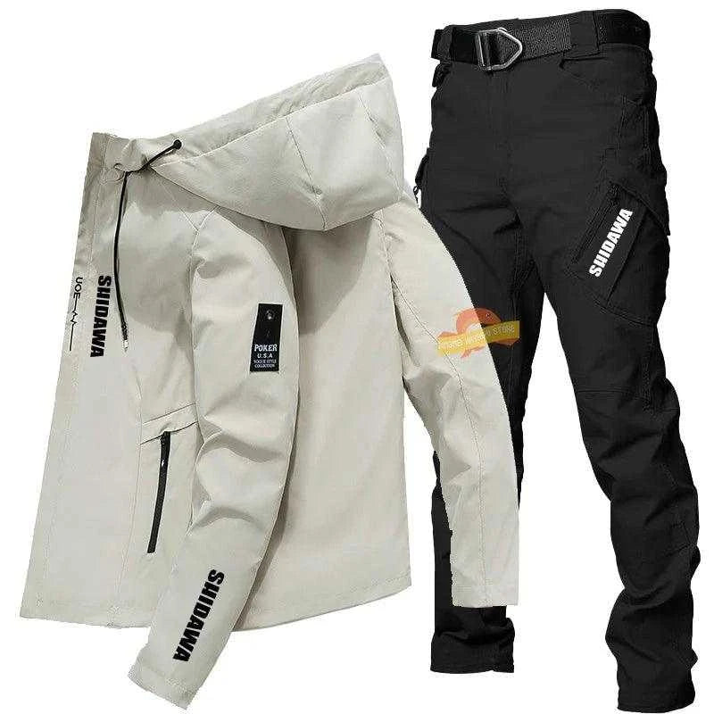 New Mens Fishing Clothes Suit High Quality Spring Summer Sun Protection Jacket Tactical Pants Outdoor Sports Waterproof Clothing – Image 3