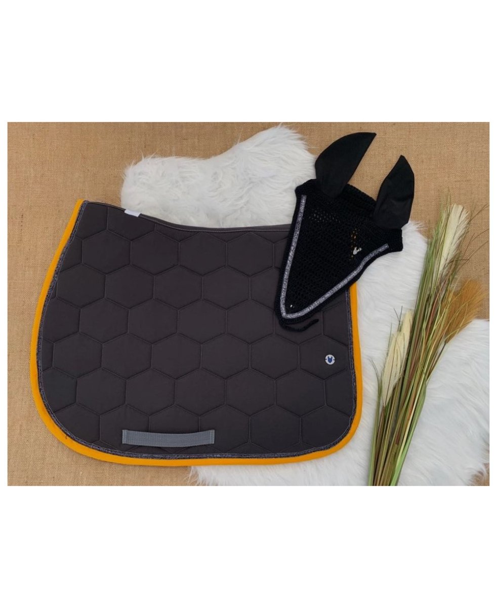 Equ’Idées Tapis de selle Noir & Anthracite